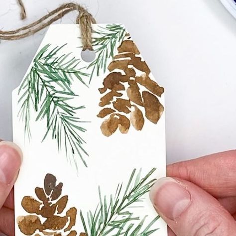 85K views · 4.6K likes | Shelly Cluff- Watercolor and Acrylic Artist on Instagram: "Want step by step instructions on paper instead of in a reel? I’ve made a free PDF guide to with exactly that for all 12 of these Christmas tags! Comment TAGS and I’ll message you a link, or copy the link here: https://shellycluff.myflodesk.com/christmas-tag-guide The guide has instructions, color mixing recipes, tips, and a full supply list with links for everything I’ve been using. It’s been so well received and I’m so happy to hear how many of you are excited to create these. I wanted to make simple and fun watercolor designs that anyone can paint and I hope you enjoy these. Only three more days of tags left!" Easy Watercolor Paintings Christmas, Diy Tags For Gifts, Watercolor Christmas Tags Diy, Christmas Watercolor Tags, Diy Painted Christmas Cards, Watercolor Christmas Bookmarks, Painted Christmas Tags, Watercolor Christmas Gift Tags Diy, Christmas Tags Watercolor