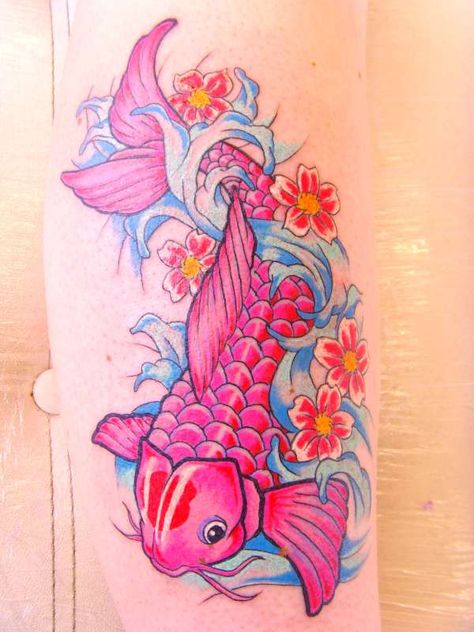 Female Tattoos - Bing Images Koi Fish Tattoo Meaning, Coy Fish Tattoos, Geisha Tattoos, Japanese Koi Fish Tattoo, Girl Shoulder Tattoos, Koi Tattoo Design, Daughter Tattoo, Women Tattoos, Pisces Tattoos