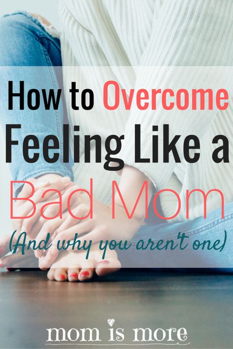 Feel like a bad mom? You're not alone. Come on over for some encouragement and for ways to help you battle your self-doubt in motherhood! Feeling Like A Bad Mom, Single Mom Help, Single Mom Inspiration, Mom Quotes From Daughter, Bad Mom, Confidence Kids, Smart Parenting, Mom Guilt, Single Mom Quotes