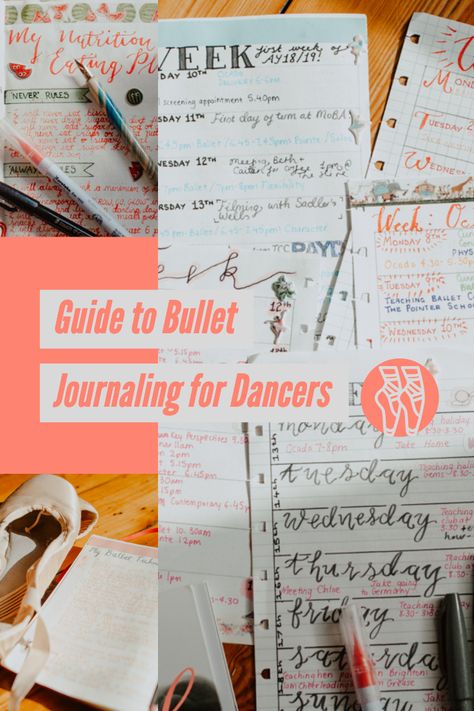 Dance Journal Ideas, Dance Journal, Ballet Journal, Year In Pixels, Ballet Technique, Ballet Exercises, Scrapbooking Techniques, Class Notes, Specific Goals