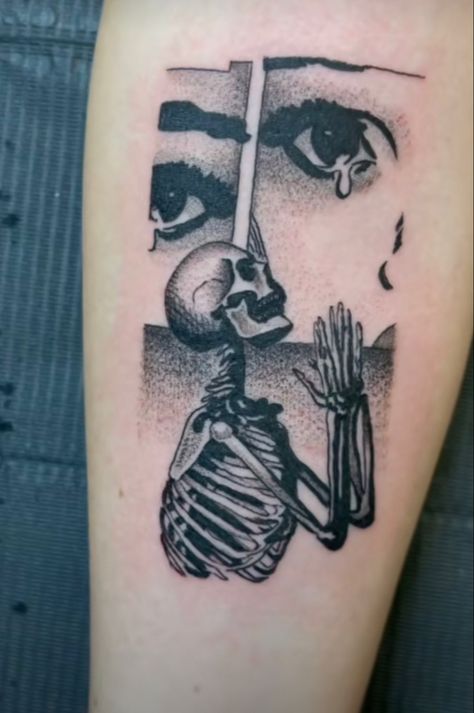 Grunge Tattoo, Scary Tattoos, Skeleton Tattoos, Small Tattoos For Guys, Line Work Tattoo, Tattoo Flash Art, Tat Ideas, Black Ink Tattoos, Dope Tattoos