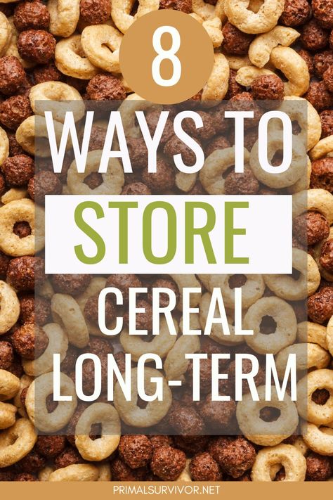 Taking the time to properly store your cereal boxes for the long term might just be the smartest thing you can do as a prepper. Store Cereal, Storage Tricks, Emergency Preparedness Food Storage, Prepper Food, Emergency Preparedness Food, Shtf Preparedness, Cereal Storage, Long Term Food Storage, Breakfast Routine