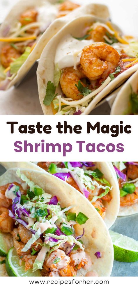 🍤 This Chuys Shrimp Tacos Recipe is packed with bold flavors and easy to follow. Use Frozen Cooked Shrimp to save time without sacrificing taste! 🌮✨ #InspiredByChuys #ShrimpTacosMadeEasy #SeafoodDelights Chipotle Shrimp Tacos With Avocado Crema, The Best Shrimp Tacos, Shrimp Taco Recipes Easy, Shrimp Street Tacos Recipe, Shrimp Street Tacos, Seafood Taco, Shrimp Taco Seasoning, Blackened Shrimp Tacos, Shrimp Taco Recipe