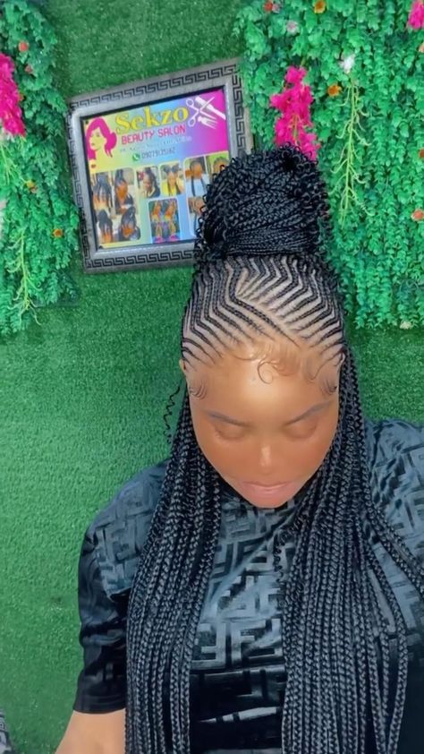 Styles For Natural Hair Short, Protective Styles For Natural Hair Short, Braids Hairstyles Ideas, Cornrows With Box Braids, Protective Styles For Natural Hair, Micro Braids Hairstyles, Latest Hair Braids, Cornrows Natural Hair, Cornrows Braids For Black Women