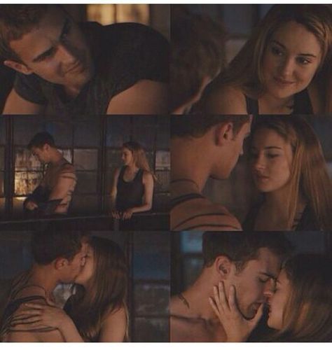 Divergent Kiss, Thoe James, Divergent Wallpaper, Divergent 1, Divergent 2014, Divergent Theo James, Divergent Tris, Tris And Tobias, Divergent Four