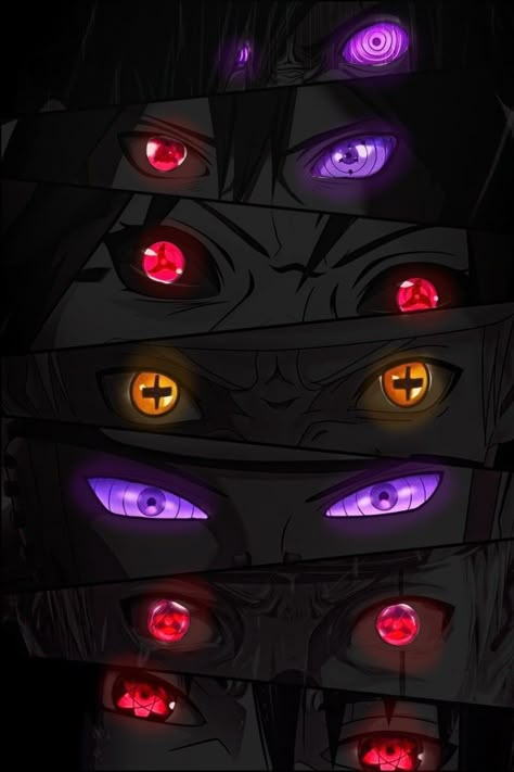 All Eyes In Naruto, Uchiha Eyes Wallpaper, All Naruto Eyes, Naruto Eyes Wallpapers, Itachi Sharingan Eye, Sasuke Sharingan Eye, Madara Aesthetic, Madara Eyes, Naruto Eye