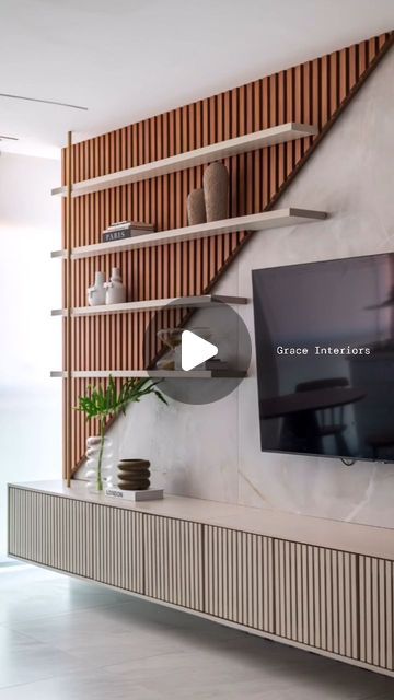 GRACE INTERIORS on Instagram: "Transformation Tv Unit Design 💫 Modern Elegance ✨  Contact Us For Interior Services & 3D visuals for Your Home & Office: 9818742079 Follow for more: @official_graceinteriors  YouTube: Grace Interiors . . #graceinteriors #grace #sj #interiordesign #interiordecor  #interiordesigners #interiors #realestatelife  #architecturedesign #instaviral  #interiorinspiration #realestateinvesting  #homedecoration #homedesign  #luxuryhomes #LuxuryLiving  #3d  #trending  #constructionlife #interiorstyling #interiordecorating  #contactus" Trending Tv Unit Designs, T V Unit Living Rooms, Tv Unit Design Modern For Bedroom, Tv Panels For Living Room, Tv Wood Wall Ideas, Tv Unit Living Room Modern, T V Unit Tv Walls Living Rooms, Modern Tv Unit Design Living Rooms, Elegant Tv Wall Design