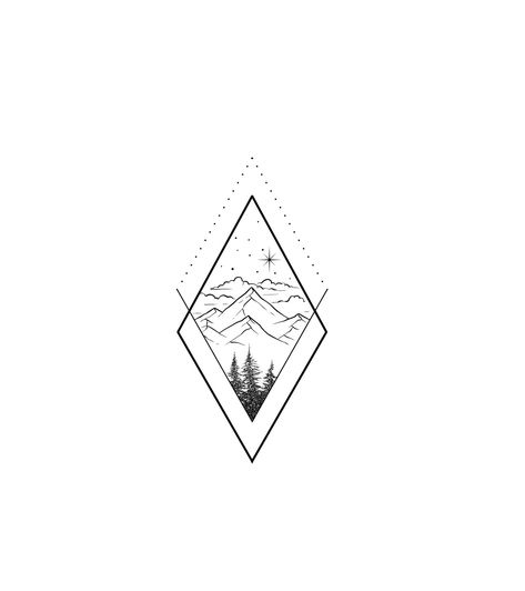 Mountains And Nature Tattoo, Small Colorado Tattoo Ideas, Fine Line Outdoors Tattoo, Trekking Tattoo Ideas, Snowy Mountains Tattoo, Denver Tattoo Ideas, Mountain Stars Tattoo, Canada Tattoo Ideas Simple, Fineline Mountain Tattoo