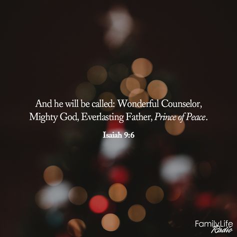 And he will be called: Wonderful Counselor, Mighty God, Everlasting Father, Prince of Peace. - Isaiah 9:6 NLT #ExperienceHope #myflr #VerseOfTheDay Wonderful Counselor Mighty God, Christmas Posts, December Quotes, Classy Wallpaper, December Wallpaper, Isaiah 9 6, Isaiah 9, Wonderful Counselor, Perfect Peace