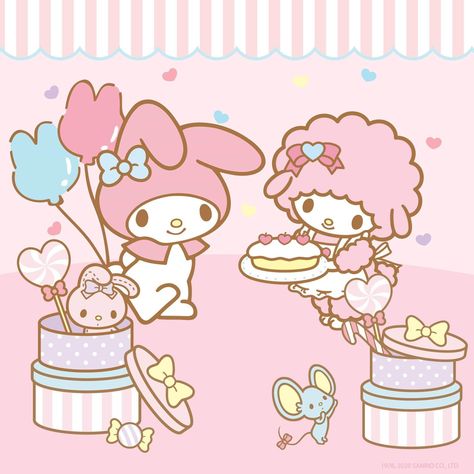 Happy Birthday, My Melody! 💖 Aww Sweet Piano is giving her a birthday cake! My Sweet Piano, My Melody Wallpaper, Charmmy Kitty, Melody Hello Kitty, Classic Fairy Tales, Hello Kitty Characters, Hello Kitty Birthday, Sanrio Wallpaper, Hello Kitty My Melody