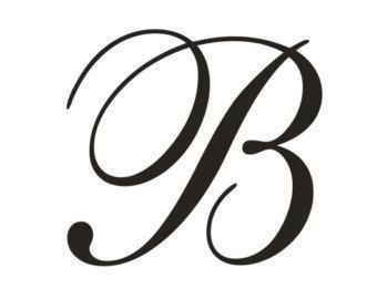 cursive capital B B In Cursive, Cursive B, B Calligraphy, Cursive Letters Fancy, Fonts For Tattoos, Different Writing Styles, Swarovski Logo, Tattoos Fonts, Fancy Cursive