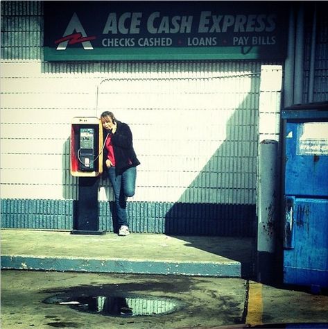 Ace Cash Express. Daily Payphone – May 22, 2014. Payphone Photoshoot, Phone Pe Bank Balance Photo, Pay Phone Aesthetic, Telephone Booth Photoshoot, Old Payphone, Check Cashing, Mens Photoshoot Poses, Phone Booth, Pay Phone