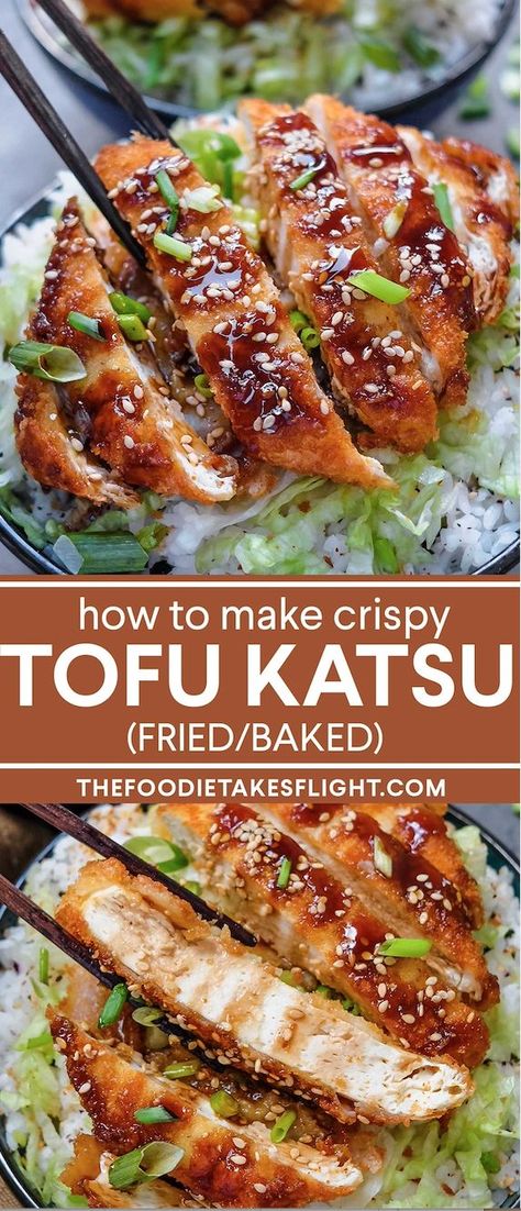 Healthy Tofu Recipes, Ramen Vegan, Tofu Katsu, Vegan Diner, Sushi Vegan, Tofu Recipes Healthy, Tofu Recipes Vegan, Tofu Dishes, Recipe Cookbook