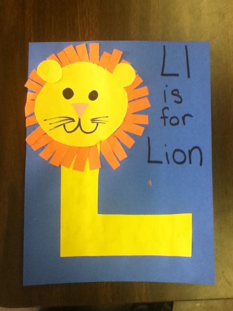 Letter L- Easy lion craft for kids. #preschool #kidscrafts #alphabet Letter L Crafts, L Is For Lion, Preschool Letter Crafts, Lion Craft, Alphabet Crafts Preschool, Abc Crafts, Paper Plate Craft, Alphabet Letter Crafts, Art Preschool