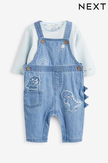 Buy Boys' Clothing Online | Next UK Dungarees Outfits, Baby Applique, Denim Dungarees, Crochet Sandals, Boys Denim, Cotton Bodysuit, How Big Is Baby, Blue Baby, Baby Outfits