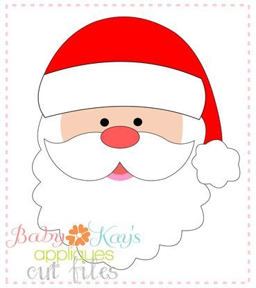 Moldes De Santa Claus En Fieltro Para Imprimir 55A Santa Clos, Santa Claus Vector, Santa Claus Images, Christmas Cards Kids, Christmas Props, Christmas Kindergarten, Christmas Applique, Christmas Rugs, Silhouette Christmas