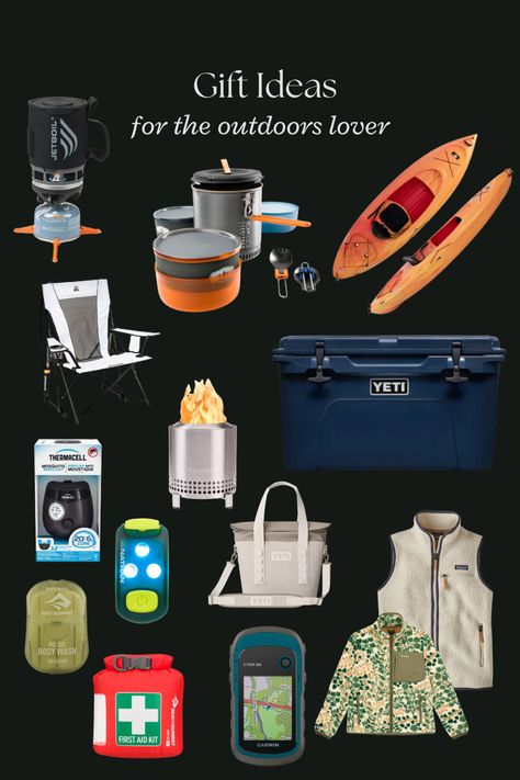 Outdoors aesthetic | gift guides 2024 | camping aesthetic | gift ideas | christmas gift ideas Camping Gift Ideas, Outdoors Aesthetic, Camping Aesthetic, Aesthetic Gift, Camping Lovers, Camper Living, Gift Ideas Christmas, Camping Gifts, Outdoor Clothing