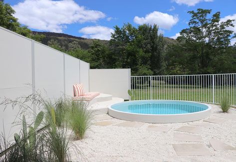 Pool wall in The Casa Cabana pool area Noise Barrier, Pool Wall, Boundary Walls, Privacy Fences, Modular Walls, Retaining Walls, Pool Ideas, Retaining Wall, Pool Area