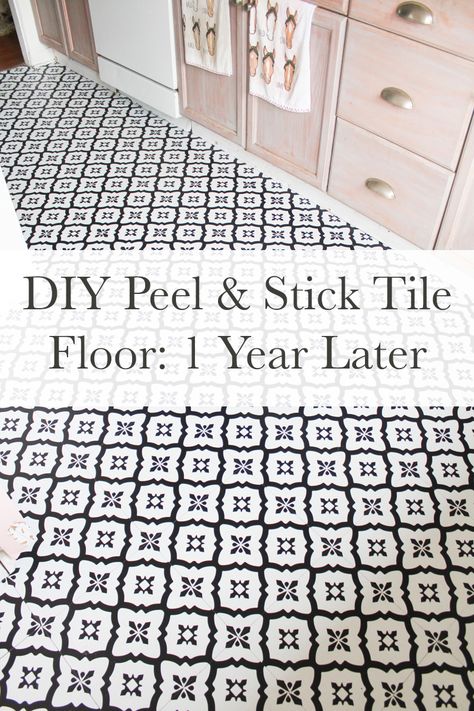 Vinyl Tile Flooring Peel And Stick, Stick On Tiles Floor, Diy Kitchen Flooring, Peel And Stick Floor Tiles, Sticky Tile, Stick Floor Tiles, Laundry Room Tile, Floor Makeover, Entryway Flooring