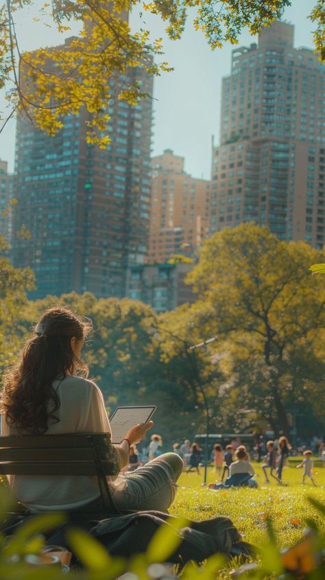 "Urban Park Relaxation: A serene moment captured as a #person unwinds on a park bench amidst a bustling city. #urbanlandscape #meditation #readingcommunity #digitalnomad #aiartcommunity #aiphotography #stockphotos ⬇️ Download and 📝 Prompt 👉 https://stockcake.com/i/urban-park-relaxation_730585_1023988" Night Rain, 3d Ideas, Person Drawing, Bustling City, Park Photography, River Photography, Urban Park, Public Park, December 2024