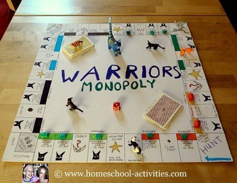 Free resources, ideas and activities from one of the very few second generation #homeschooling families taught at home myself. www.homeschool-activities.com Homemade Board Games For Kids, Homemade Board Games, Warrior Cats Funny, Warrior Cat Memes, Warrior Cats Series, Warrior Cats Books, Warrior Cats Fan Art, Love Warriors, Warrior Cat Drawings