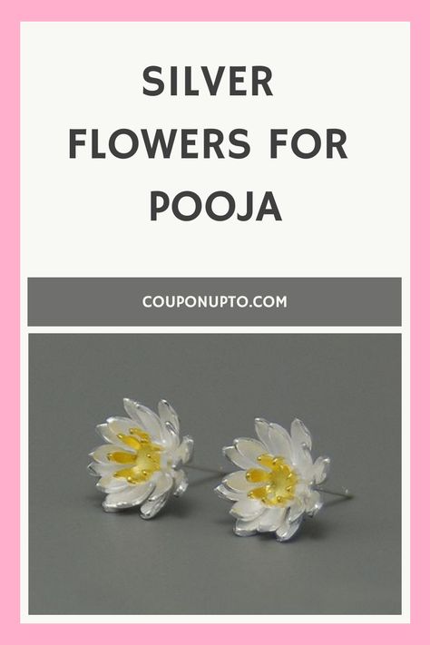 Silver Flowers For Pooja Silver Flowers For Pooja, Pooja Items, Hindu Rituals, Silver Pooja Items, Return Gifts, Silver Items, Bridal Gold Jewellery, Silver Flowers, Gold Jewellery