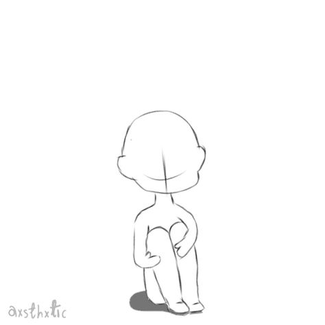 ↱sitting chibi pose //original