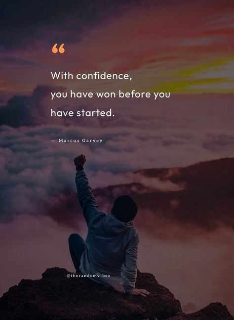 Inspirational Confidence Quotes, Confidence Man, Healthy Heart Tips, Marcus Garvey, Be Confident In Yourself, Self Confidence Quotes, Confidence Quotes, Men Quotes, Powerful Quotes