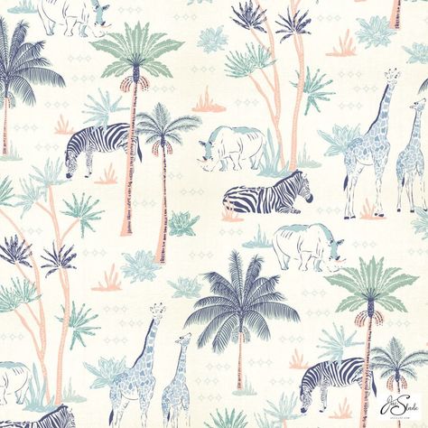 Safari Zoo - My first entry for this years wallpaper design contest @ayara.home #ayaradesigncontest23 ⠀⠀⠀⠀⠀⠀⠀⠀⠀ This one works in so many… | Instagram Zoo Aesthetic, Timeless Nursery, Nursery And Playroom, Baby Giveaways, Boho Safari, Safari Wallpaper, Baby Playroom, Pattern Inspiration, Nursery Wallpaper