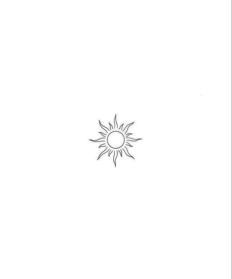 Sun Tatoos Woman, Sun Tattoo Aesthetic, Sun Sternum Tattoo, Small Sun Tattoo, Sole Tattoo, Tatoo Dog, Tattoo Sonne, Wrist Tattoo Designs, Basic Tattoos