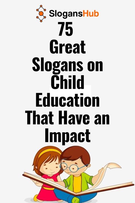 In this post you will find 75 Great Slogans on Child Education and Child Education Sayings. Slogan About Health, Slogan Sample, Education Slogans, Aftercare Ideas, Slogan Design Ideas, School Slogans, Safety Slogans, After School Care, Campaign Slogans