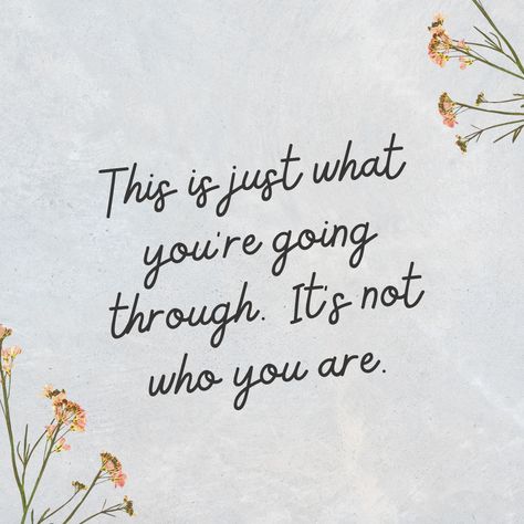 This is just what you're going through. It's not who you are. Your struggle doesn't define you. Your trials are not your identity. You are so much more than what you are going through. Your life is so much bigger than this one moment. You are incredible. Seriously! You've been through so much and you're still going, still holding on and hoping on and pushing through every day. I'm proud of you.... You got this! #holdon #struggle #trial #life #believe #hope You'll Get Through This, Everyone Is Struggling Quotes, You Will Get Through This, I’m Struggling, Today Was Heavy, Property Planning, Everyone Is Going Through Something, When The World Ends, Taken Quotes