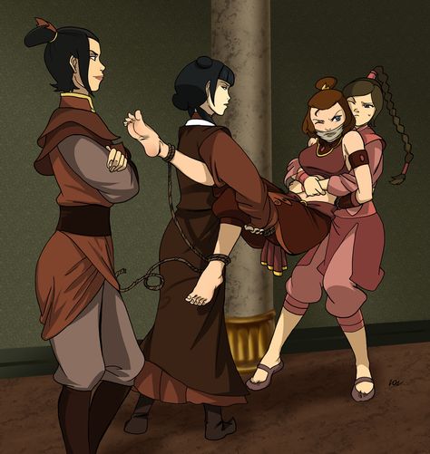 Ty Lee And Mai, Azula Ty Lee, Kyoshi Warrior, Adventurer's Guild, Avatar Azula, Avatar Legend Of Aang, Ty Lee, Avatar Last Airbender, Avatar Funny