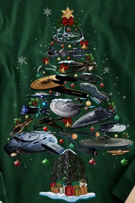 Star Trek Decorations Party, Star Trek Christmas, Star Trek Party, Nerdy Christmas, Star Trek Gifts, Star Trek Data, Star Trek Crew, Star Trek Reboot, Star Trek Wallpaper