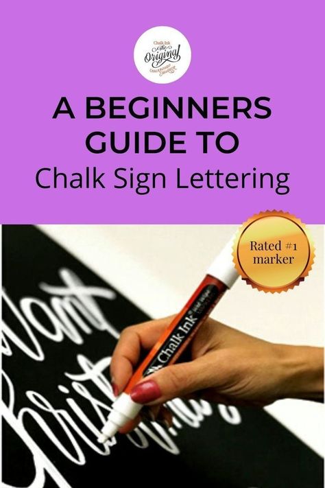 Beginner Tips To Chalkboard Sign Lettering/Writing