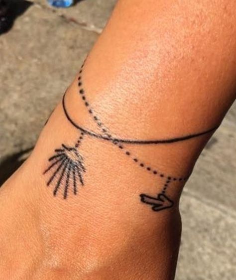 Camino De Santiago Tattoo Ideas, El Camino Tattoo, Camino Tattoo Santiago, Camino Tattoos, Camino Tattoo, Pineapple Tattoo, Shell Tattoos, Tattoo Designs For Girls, Tattoo Illustration