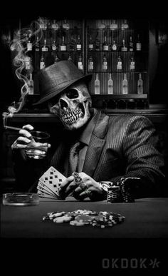 Autumn Goals, Poker Tattoo, Hair Luxury, Catrina Tattoo, Lowrider Art, Theme Tattoo, Skull Pictures, Skull Painting, Skull Artwork