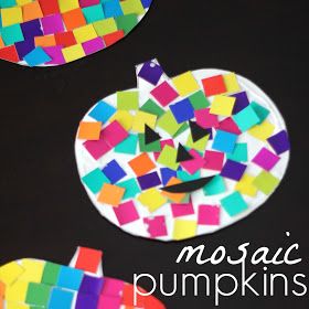 Toddler Approved!: Easy Colorful Mosaic Pumpkins for Kids Mosaic Pumpkin, Colorful Pumpkins, Pumpkin Books, Crafts For Toddlers, Pumpkin Craft, Paper Mosaic, Halloween Crafts For Toddlers, October Crafts, Colorful Mosaic