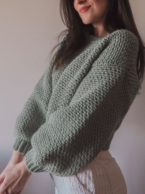 Crochet Sweater Pattern the Gaia Sweater Homemade Crochet Sweater, Crochet Sweater Design For Women, Crochet Pattern For Sweater, Crochet Sweater In The Round, Unique Crochet Sweater, Crochet Easy Sweater Pattern Free, Autumn Crochet Sweater, Double Crochet Sweater, Crochet Grandpa Sweater