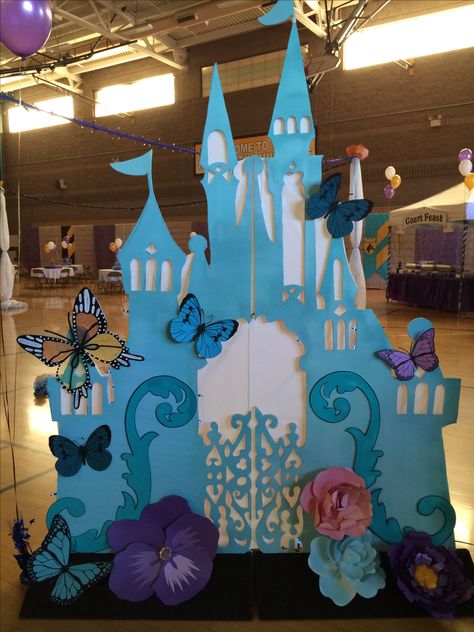 Elsa Birthday Party, Castle Party, Castle Backdrop, Cinderella Birthday Party, Princess Theme Birthday, Castle Painting, Castle Decor, Princess Theme Party, Cinderella Party