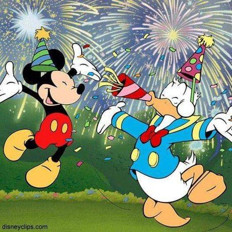 Disney New Year Wallpaper, Disney New Years Wallpaper, New Years Cartoon, Happy New Years Quotes, Disney New Years, Happy New Year Quote, Happy New Year Cartoon, Disney Happy New Year, Sanjhi Art