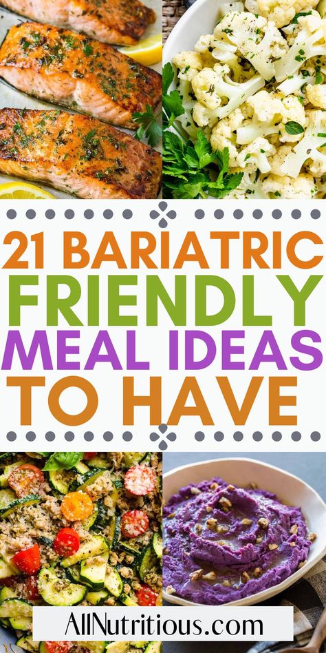 Meal Plans For Bariatric Patients, Bariatric Recipes Sleeve Week 5, Bariatric Bypass Recipes Soft Foods, Bariatric Soft Food Diet Recipes, Semi Soft Foods, Bariatric Sandwich Recipes, Post Op Bariatric Recipes, Healthy Bariatric Recipes Clean Eating, Gluten Free Bariatric Recipes