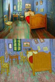 The Art Institute of Chicago Recreates Van Gogh’s Famous Bedroom to be Rented on Airbnb | Colossal فنسنت فان جوخ, Francis Picabia, Vincent Van Gogh Paintings, Arte Van Gogh, Colossal Art, The Art Institute Of Chicago, Art Parody, Art Van, Van Gogh Paintings