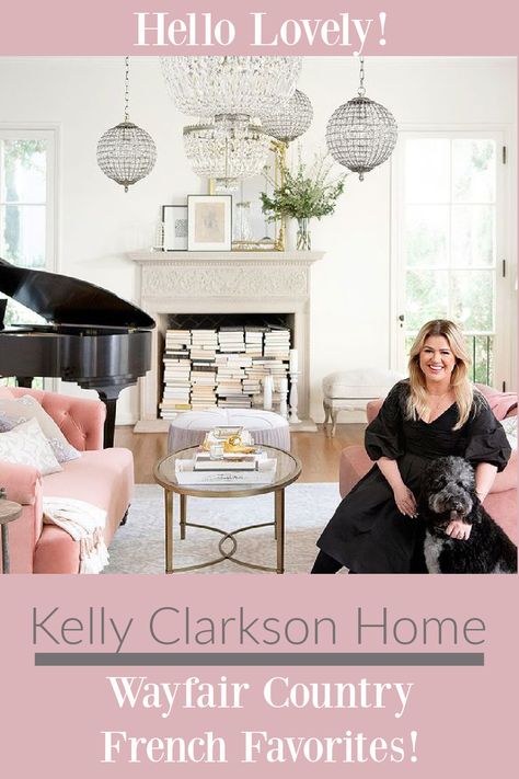 Kelly Clarkson Home Wayfair Country French Favorites on Hello Lovely! Come see Kelly's favorite furniture and decor finds you can score for your home. French Inspired Decor, Art Deco Homes, French Country Chandelier, French Country Furniture, Kelly Clarkson Home, Statement Chandeliers, Candle Style Chandelier, Hello Lovely, Country French