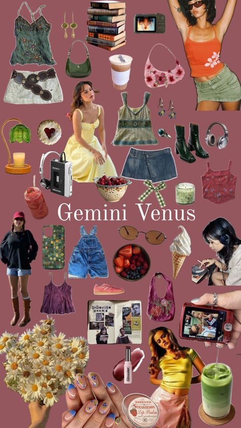 Gemini Rising Aesthetic, Gemini Venus Aesthetic, Gemini Fashion, Venus Virgo, Rising Gemini, Gemini Vibes, Gemini Style, Venus Outfits, Rising Aesthetic