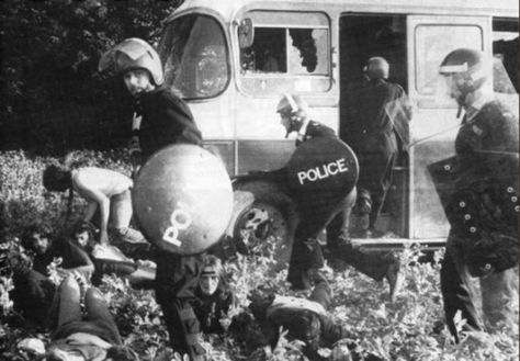 Battle Of The Beanfield, Police Radio, Uk Festivals, 27th Anniversary, Wiltshire England, Artist Film, 1 June, Northern England, Sound Systems