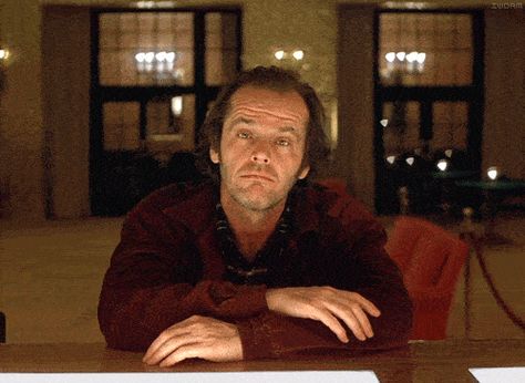 The 60 Most Beautiful Cinemagraph GIFs Jack Nicholson The Shining, Dandy Look, Here's Johnny, Big Lebowski, Best Horror Movies, Trainspotting, Space Odyssey, Best Horrors, Forrest Gump