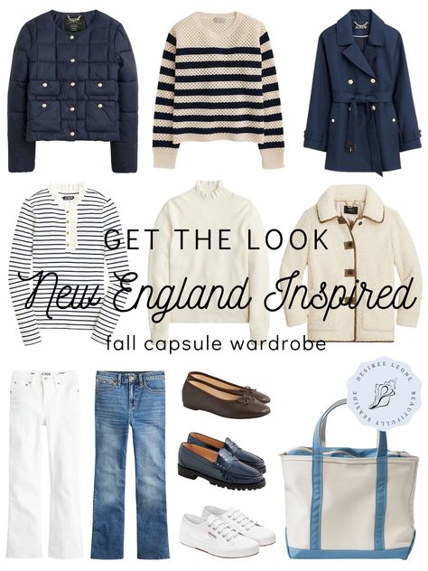 NEW ENGLAND INSPIRED FALL CAPSULE WARDROBE 2023 New England Capsule Wardrobe, New England Fall Outfits 2024, Canada New England Cruise Outfits, New England Style Fashion, New England Outfit, New England Fall Outfits, Fall Capsule Wardrobe 2023, England Outfits, Capsule Wardrobe 2023