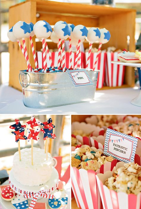 American Birthday Party Theme, All American Girl 1st Birthday, Americana Birthday Party, All American Birthday Party, Presidential Themed Birthday Party, Memorial Day Birthday Party, Land Of The Three Birthday Party, All American Boy Birthday Party, 4th Of July 1st Birthday Party Girl