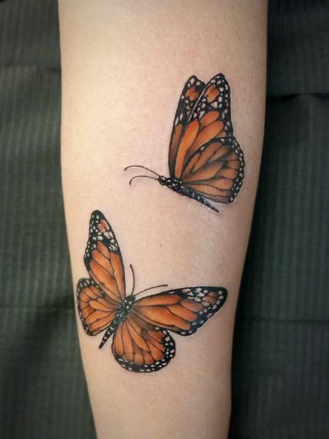 Butterfly Tats, Monarch Tattoo, Realistic Butterfly Tattoo, Monarch Butterfly Tattoo, Butterfly Tattoo Stencil, Butterfly Tattoos On Arm, Unique Butterfly Tattoos, Butterfly Wrist Tattoo, Magic Runes